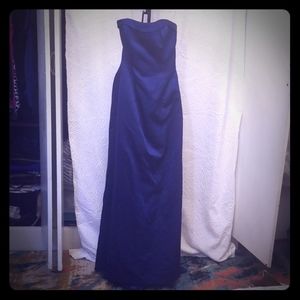 Cobalt Blue David's Bridal formal dress